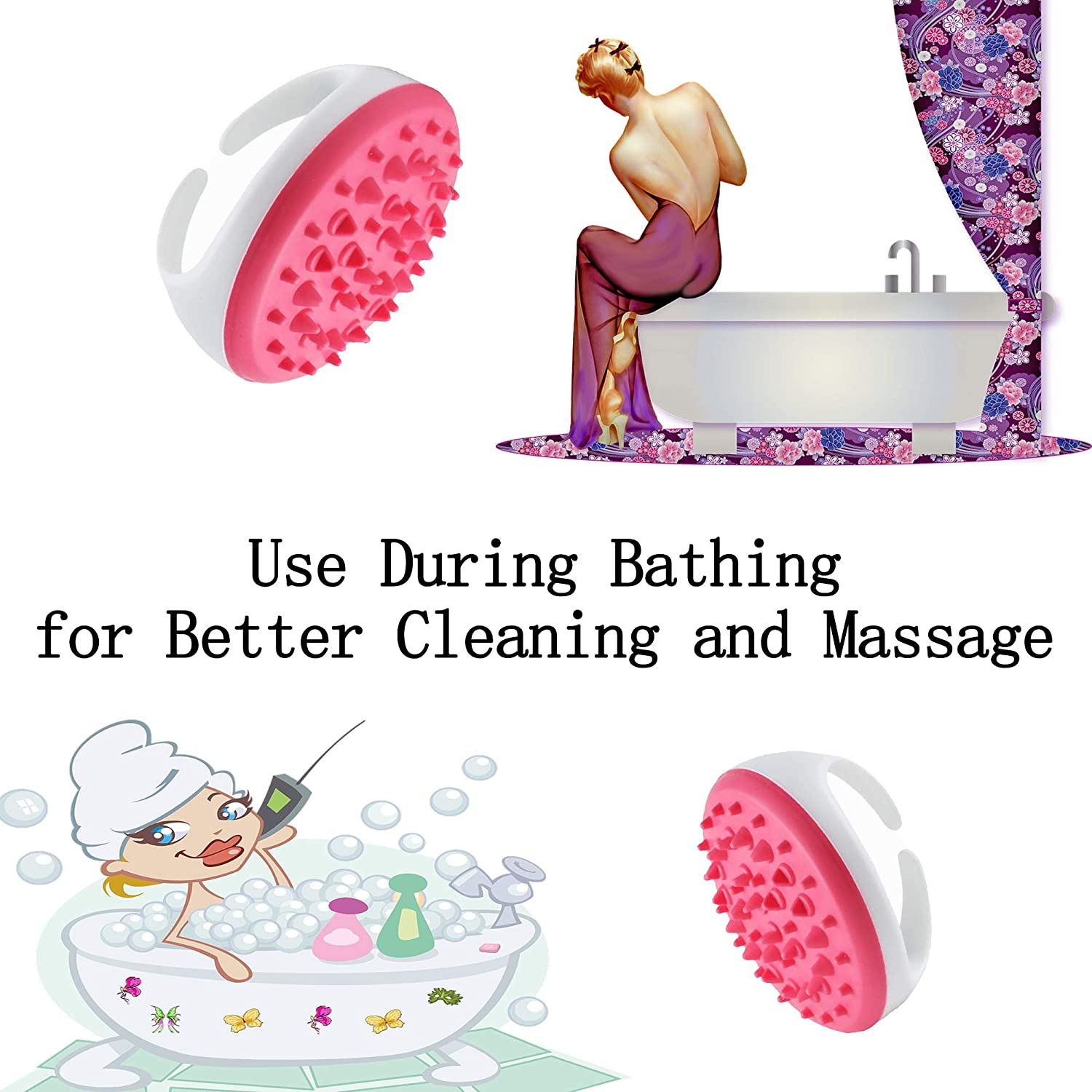 Cellulite Dry Brush Body Massager — Lymphatic Drainage Tool | PEACHBXX