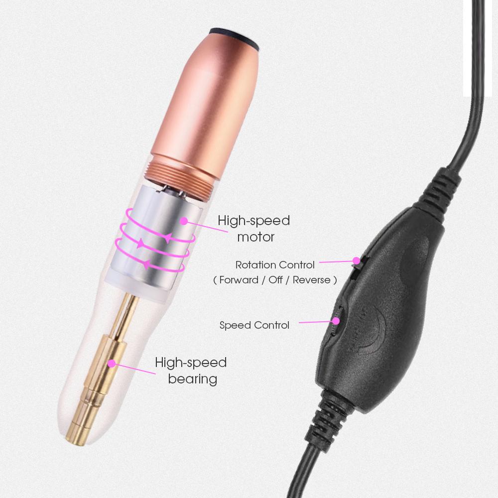 USB Nail Drill Kit — Electric Nail File & Polisher Set | PEACHBXX