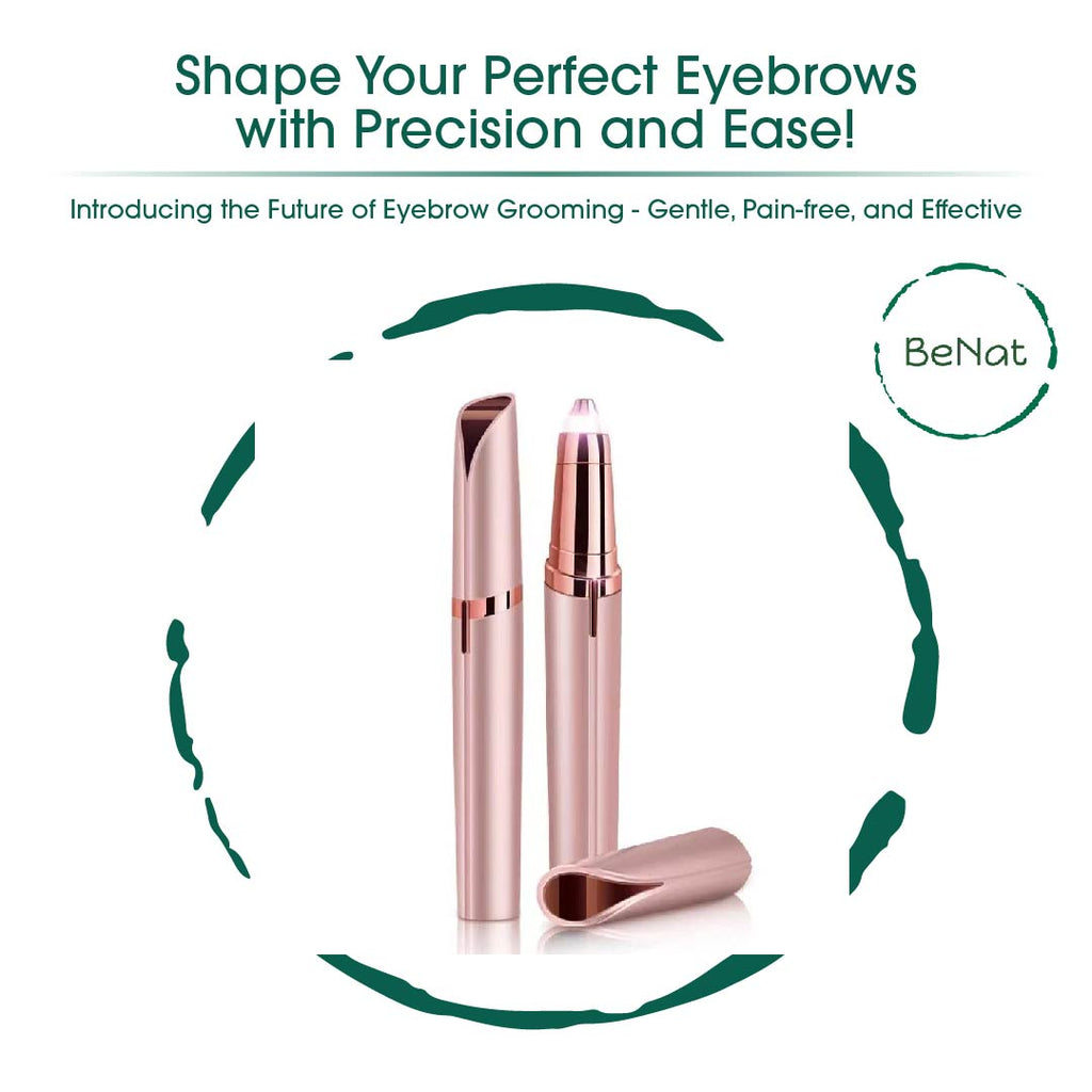 Rechargeable Facial & Eyebrow Hair Remover — 2-Pack Portable Set | PEACHBXX