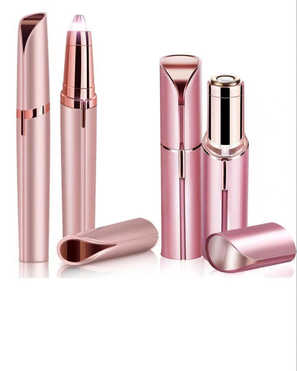 Rechargeable Facial & Eyebrow Hair Remover — 2-Pack Portable Set | PEACHBXX