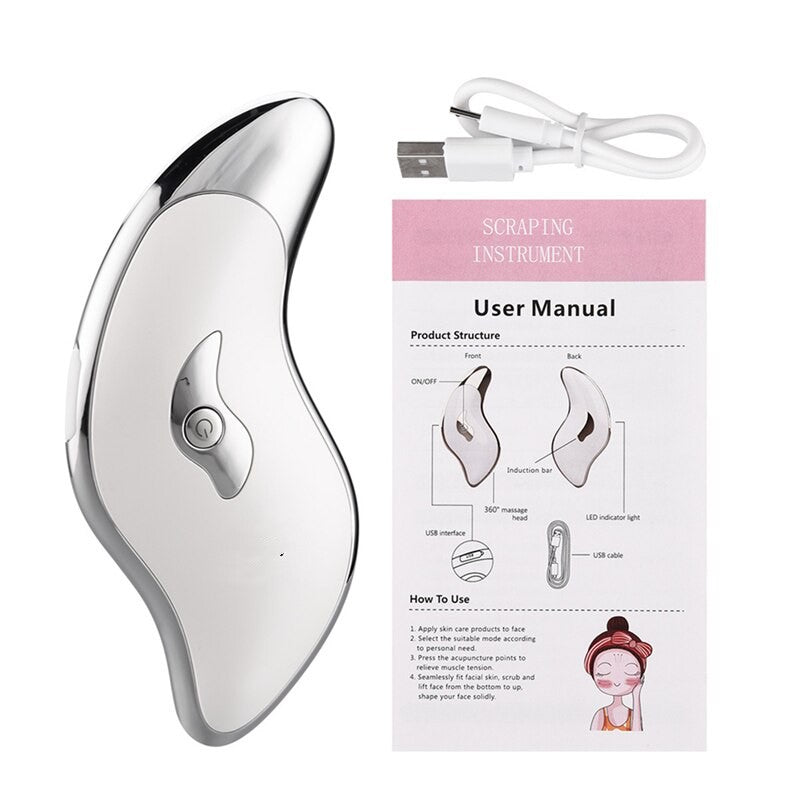 Electric Gua Sha Face Lifting Tool — Skin Care Sculpting Massager | PEACHBXX