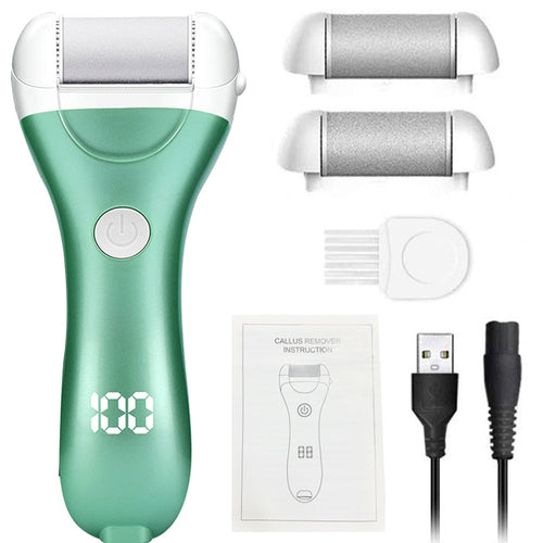 Electric Foot File Callus Remover — Rechargeable Pedicure Tool | PEACHBXX