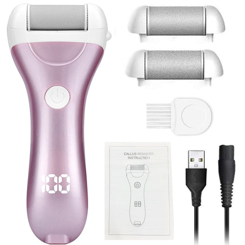 Electric Foot File Callus Remover — Rechargeable Pedicure Tool | PEACHBXX