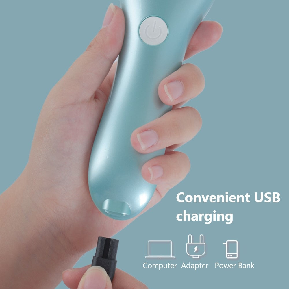 Electric Foot File Callus Remover — Rechargeable Pedicure Tool | PEACHBXX