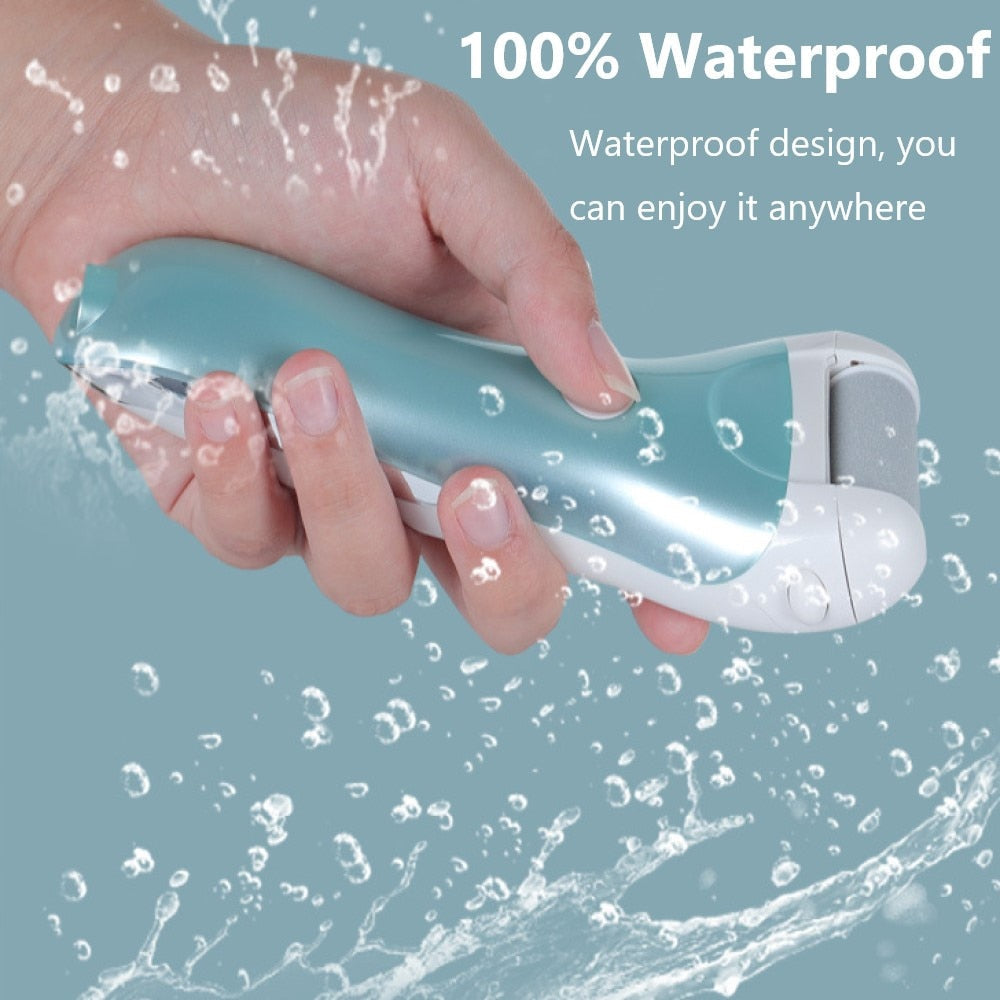 Electric Foot File Callus Remover — Rechargeable Pedicure Tool | PEACHBXX