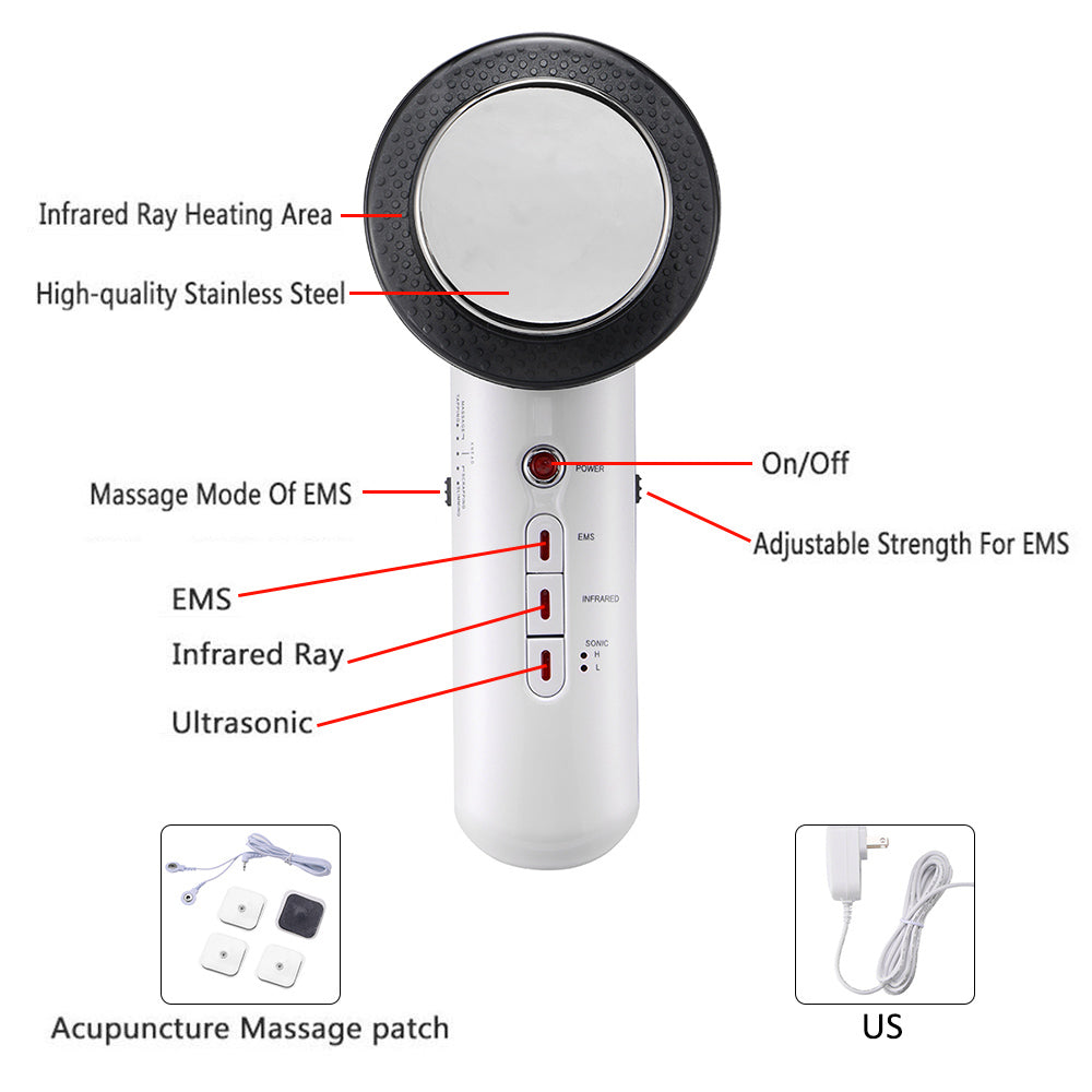 Ultrasound Face & Body Lift Slimming Massager — Anti-Cellulite Tool | PEACHBXX
