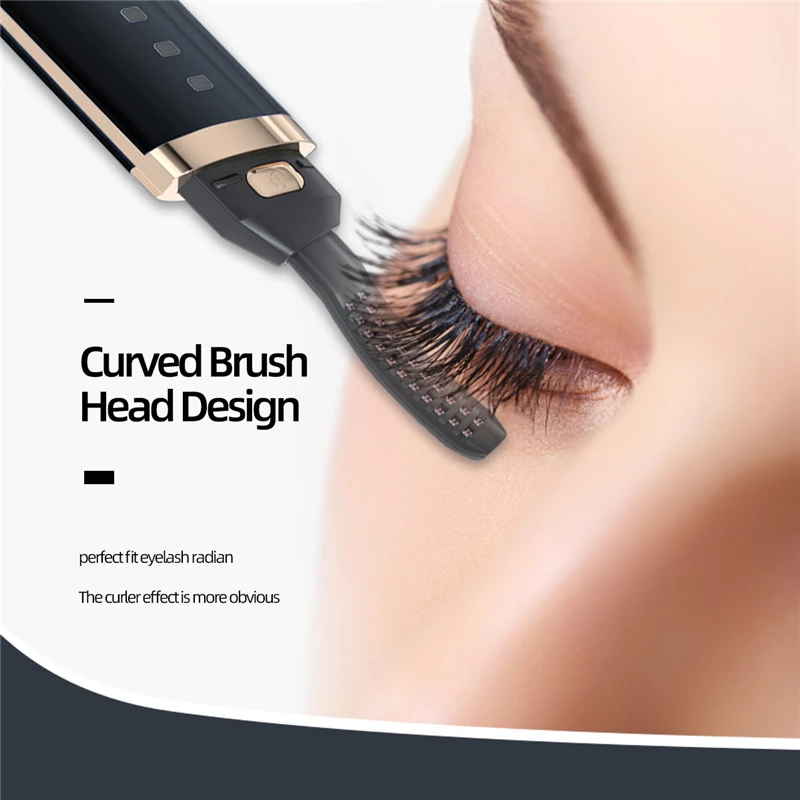 Heated Electric Eyelash Curler — Temperature Adjustable Lash Lifter | PEACHBXX