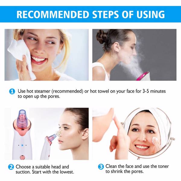 Facial Blackhead Remover Kit — Acne & Pimple Extraction Tool Set | PEACHBXX