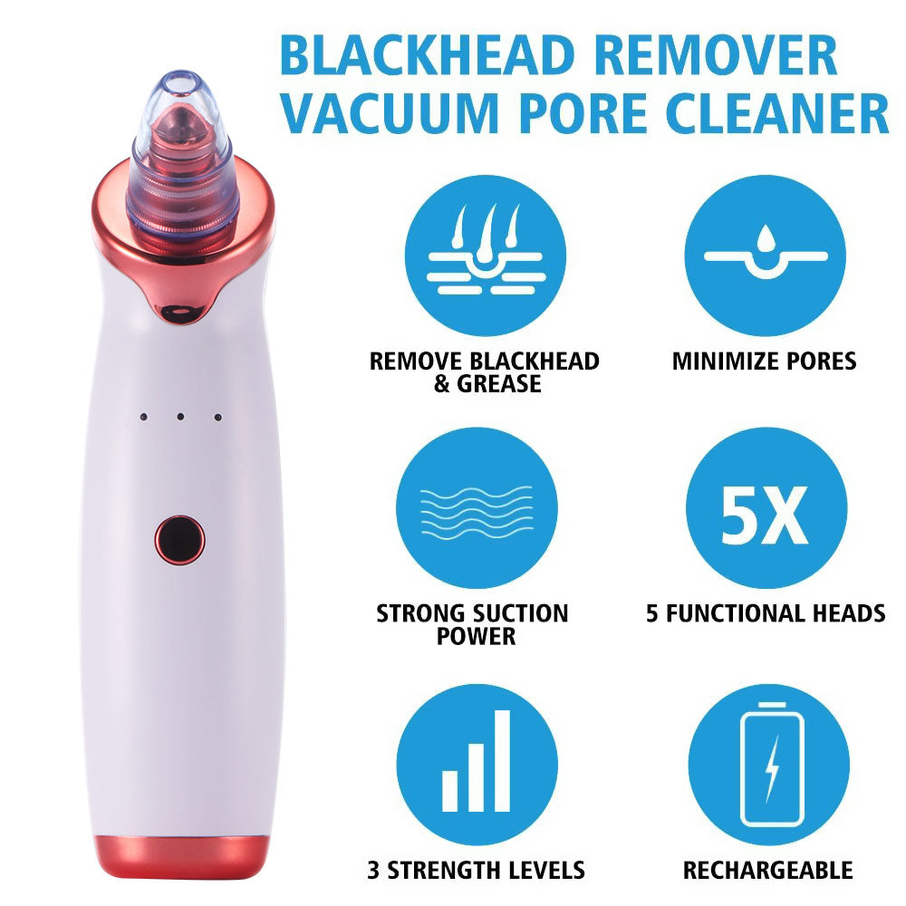 Electric Acne & Blackhead Remover — USB Suction Pore Cleansing Tool | PEACHBXX