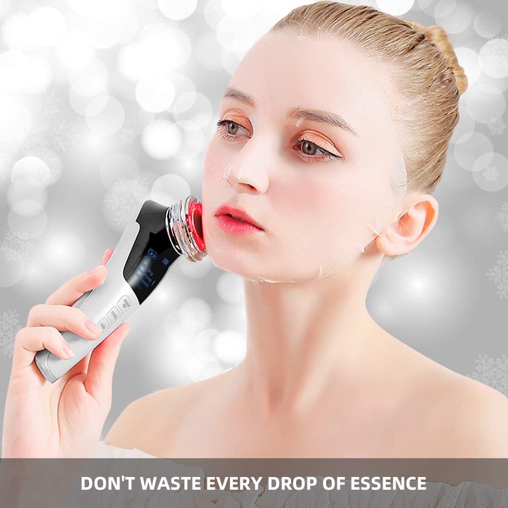 Ultrasonic Vibration Facial Massager — Anti-Wrinkle Skin Firming Tool | PEACHBXX