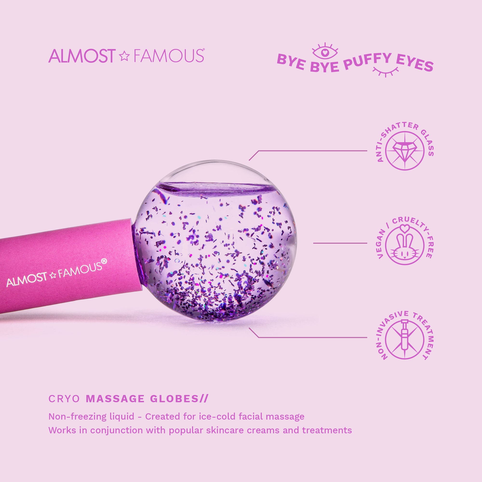 Cryo Cooling Facial Massage Globes — Ice Globe Depuffing Set | PEACHBXX