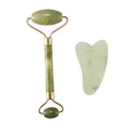 Natural Jade Facial Massager Kit — Gua Sha & Roller Combo Set | PEACHBXX
