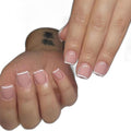 Crystal Stiletto Press-On Nails — Clear Gem Long Set | PEACHBXX
