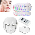 7-Color LED Light Therapy Face & Neck Mask — Anti-Aging PDT Device | PEACHBXX